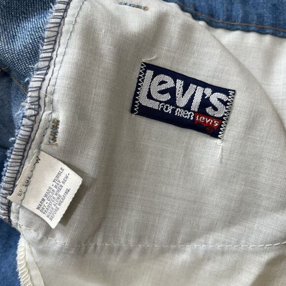 Vintage Levis Jeans Orange Tab Mens Size 38x28 70s 80s Cool Pockets - Picture 6 of 13